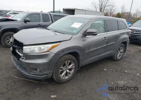 2016 Toyota Highlander Le Plus V6 from USA, damaged, VIN 5TDBKRFH5GS304873